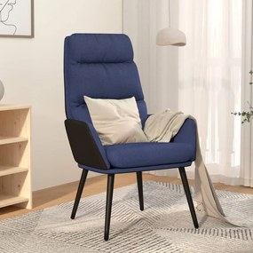 Sedia Relax Blu İn Tessuto /