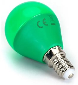 Lampadina LED G45 E14/4W/230V verde - Aigostar