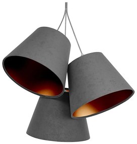 Lampadario a sospensione AMBROSIA 3xE27/60W/230V