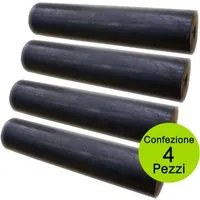 Multipack 4 pezzi rulli laterali in gomma cm 23 per imbarcazioni