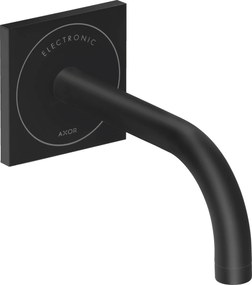 Miscelatore lavabo elettronico a parete con bocca 165 mm Senza Parte Incasso Nero Opaco Hansgrohe Axor Uno 38119670