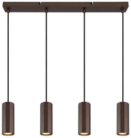 Globo 57919-4H - Lampadario a sospensione con filo JAMES 4xGU10/25W/230V