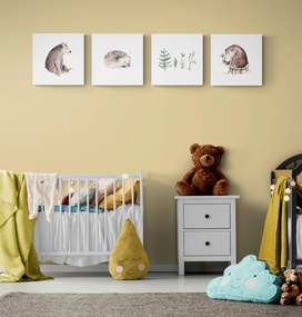 Set di quadri – Animali del bosco in stile minimalista