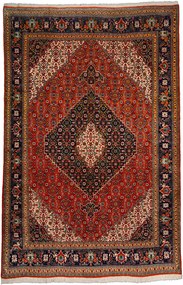 Bidjar Tappeto 310 x 210 Rosso (Iran) Annodato A Mano