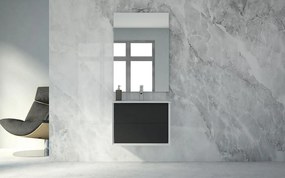 Mobile sottolavabo e lavabo Bellagio per vasca centrale bianco L 70 x H 48 x P 46 cm
