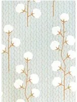 Tapete Sweet Cotton von Majvillan - Soft Blue/ Grey/ Brown