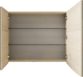 Specchio Contenitore PELIPAL pino polar L 85 x H 70 x P 17 cm