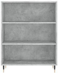 Credenza grigio sonoma 69,5x32,5x180 cm legno multistrato