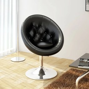 Sgabello Da Bar Nero İn Similpelle /