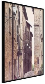 Poster  Brick Buildings  Cornice Quadri Cornice nera, Larghezza x Altezza Home decor 20x30