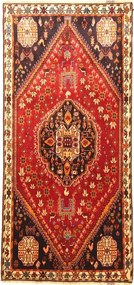 Gashghai Tappeto 210x100 Rosso (Iran) Annodato A Mano