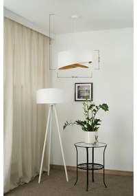 Brilagi - Lampadario LED a sospensione con filo LYRA 1xE27/15W/230V bianco/oro