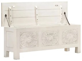 Scatola Portaoggetti 110x30x40 cm in Legno Massello di Acacia