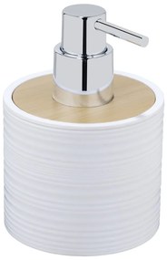 Dispenser per sapone bianco opaco in plastica 350 ml Lyon – Allstar