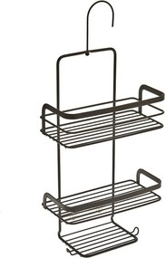 Mensola da bagno sospesa nera Origin Lava - Metaltex