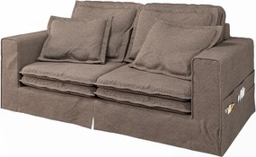 Divano marrone 196 cm Nora – Ropez