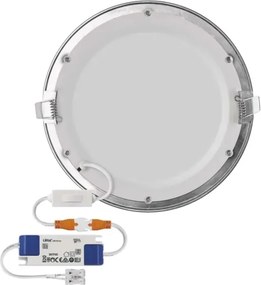 Lampada da incasso LED NEXXO LED/18W/230V 3000/3500/4000K, argento, Ø 22,5 cm