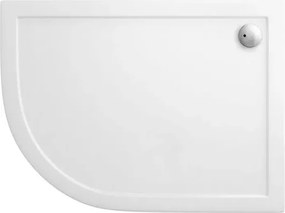 Piatto doccia 120x90 semicircolare versione destra KAM-1200 - KAMALU