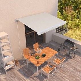 Tenda Da Sole Retrattile Automatica 300x250 Cm Crema /