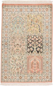 Cashmere Silk Tappeto 100x60 (Indian) Annodato A Mano