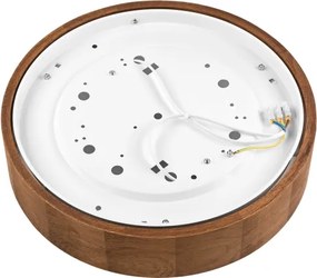 Brilagi - LED RGBW dimmerabile plafoniera CARVALHO 2xE27/15W/230V Wi-Fi rovere pr. 37,5