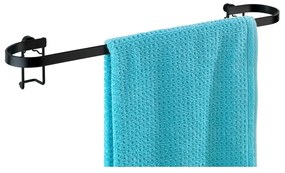 Porta asciugamani da parete nero Classic Plus - Wenko