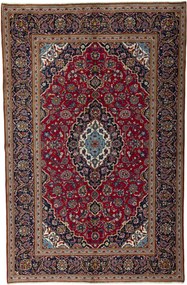 Kashan Tappeto persiano 310 x 200 Rosso (Iran) Annodato A Mano