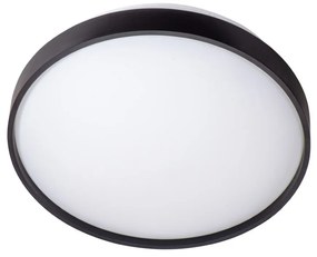 Plafoniera LED Rotonda 18W Ø350mm CCT Bianco Variabile IP20 - Nera