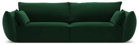 Divano verde scuro con rivestimento in velluto 208 cm Vanda – Mazzini Sofas