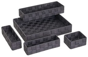 Organizer per cassetti in tessuto in set da 5 - Casa Selección