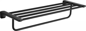 Mexen Lea mensola portasciugamani, nera - 7026020-70