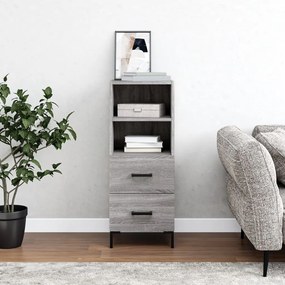 Credenza Grigio Sonoma 34,5x34x90 Cm İn Legno Multistrato /