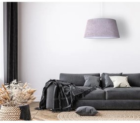 Duolla - Lampadario a sospensione con filo BOUCLE 1xE27/15W/230V diametro 50 cm grigio