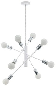 Lampadario Moderno Gradoli cromo 8x E27 Ø71cm EGLO