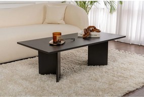 Tavolino da salotto nero opaco 60x119 cm Sabin – Kalune Design