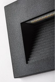 Rabalux 77190 - Applique da parete per esterni KAVALA LED/6W/230V IP65 nera