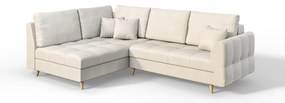 Divano angolare crema (angolo sinistro) Ariella - Ropez