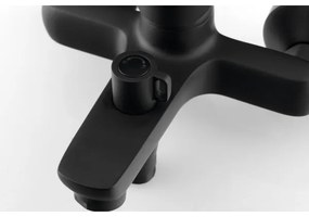 Aqualine - Rubinetto vasca da bagno LOTTA opaco nero