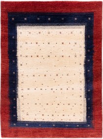 Loribaft Tappeto 200x150 Rosso (Iran) Annodato A Mano