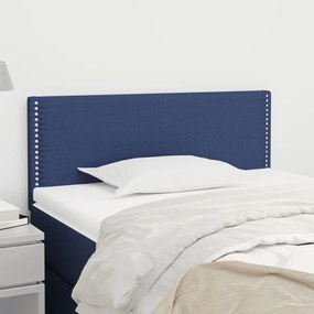 Testiera Blu 100x5x78/88 Cm İn Tessuto /