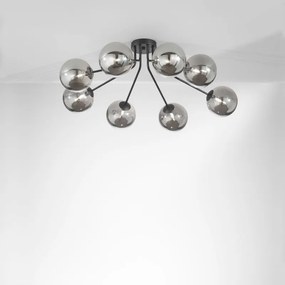 Plafoniera Honey nero IP20, 8XG9