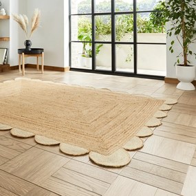 Tappeto di colore naturale in iuta 160x230 cm Savannah Jute – Think Rugs