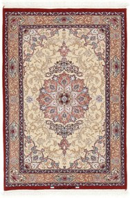 Isfahan Tappeto 90 x 130 (Iran) Annodato A Mano