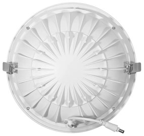 Faro LED da incasso Rotondo Luce INDIRETTA 24W Foro Ø200mm Colore Bianco Caldo 3.000K