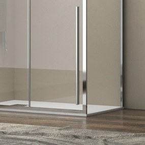 Box doccia 90x150 scorrevole vetro 8 mm anticalcare altezza h200 | KEL4000 - KAMALU