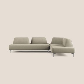 Newton divano angolare modulare con schienali movibili T07 beige