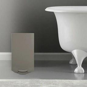 Pattumiera bagno 3 Lt tortora con apertura a pedale Orbix