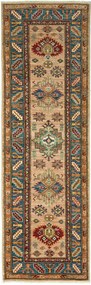 Kazak Tappeto 60 x 190 Grigio (Pakistan) Annodato A Mano
