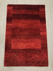 Loribaft Tappeto 80 x 120 Rosso (Iran) Annodato A Mano