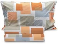 Parure copripiumino una piazza e mezza Secret arancio SmartDecoHome